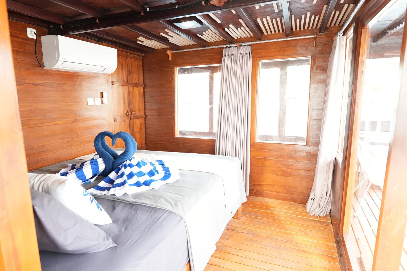 Gayatri Master Full Ocean View (Upper Deck, Private Balcony) cabin aboard Kanha Citta liveaboard