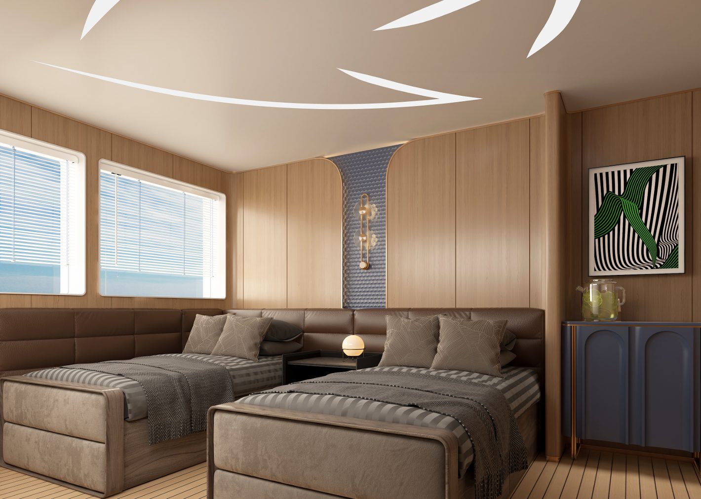 Deluxe Twin/Double cabin aboard Blue Pearl liveaboard
