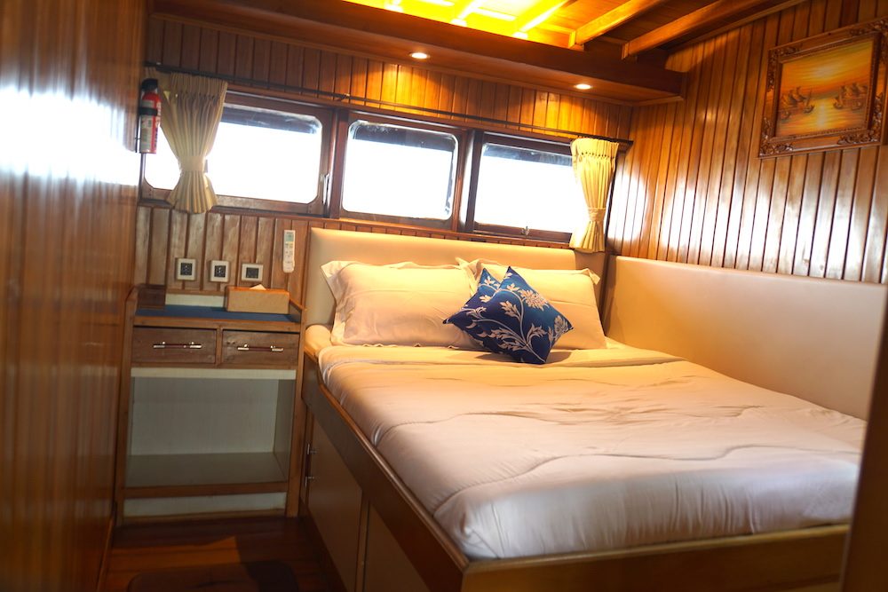 Upper Deck Double Cabin cabin aboard Raja Ampat Explorer liveaboard