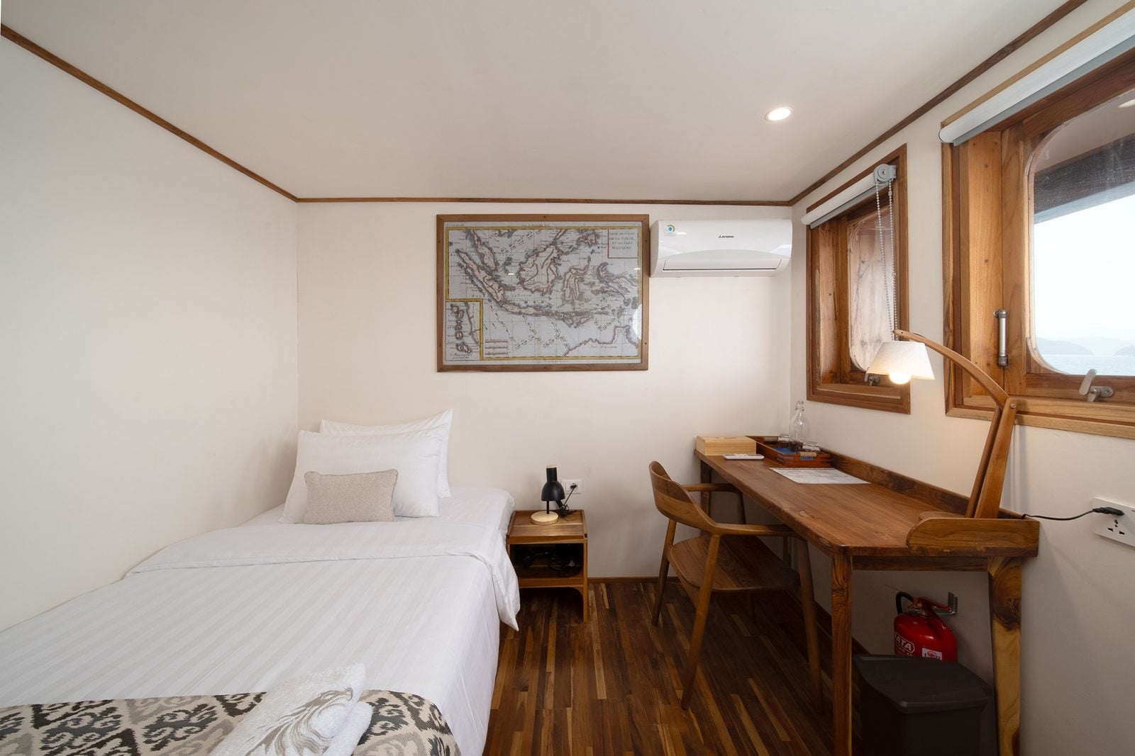 Single Upper Deck cabin aboard Naga Biru liveaboard