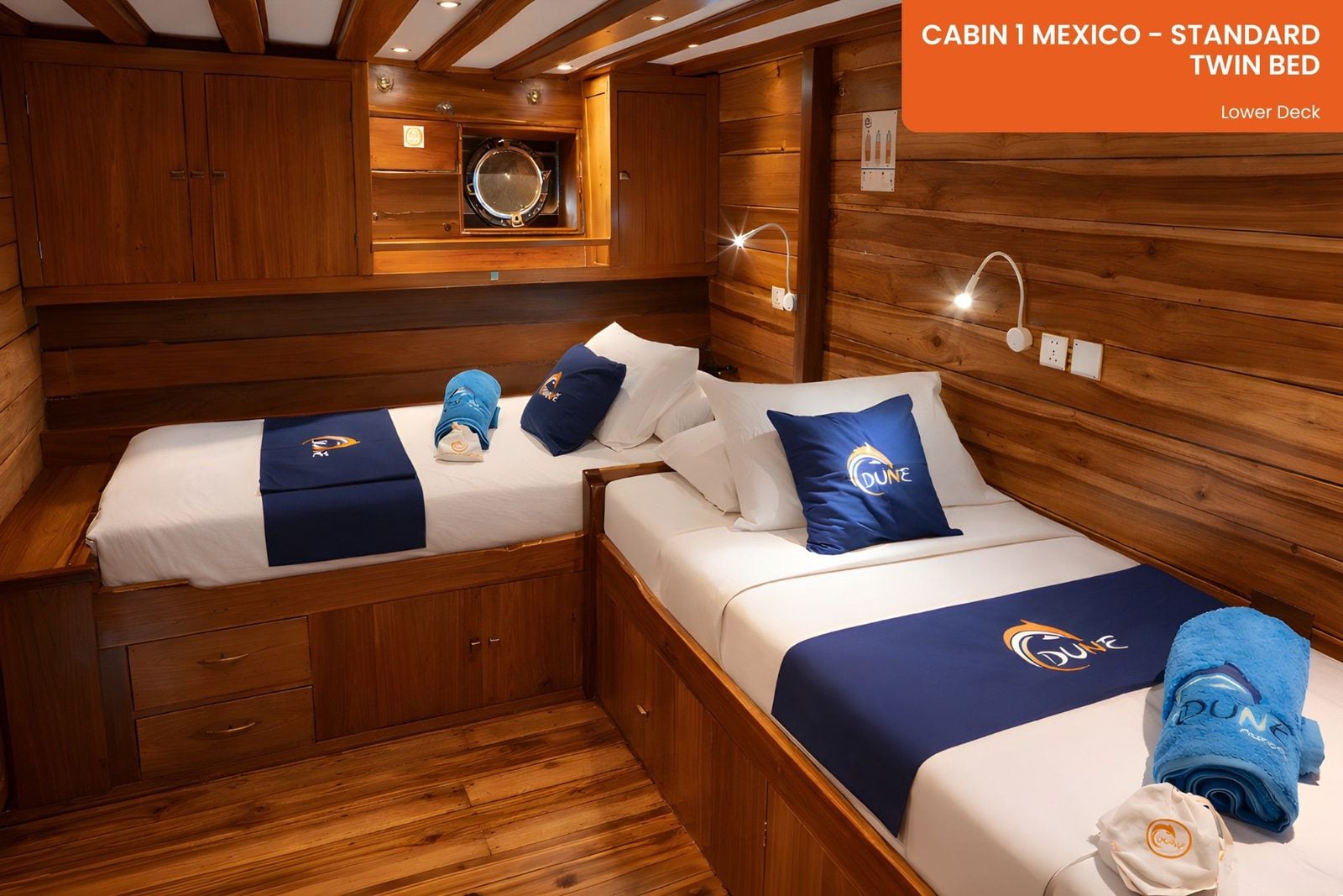Cabin cabin aboard Aurora liveaboard