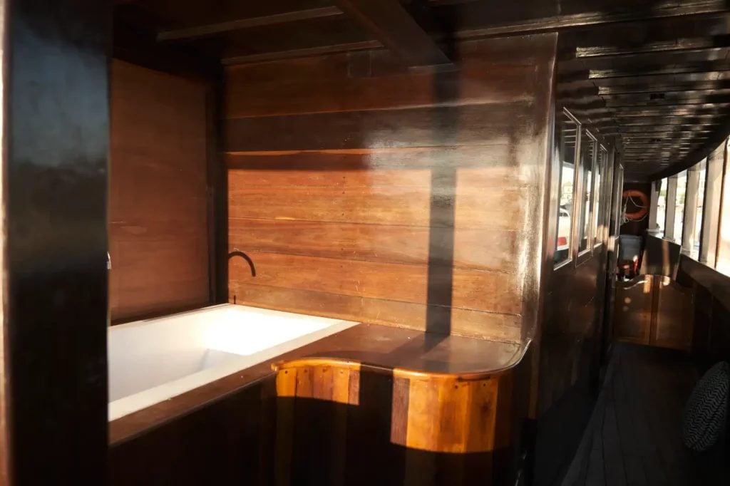 Master Suite Balcony cabin aboard Behike Cruise liveaboard