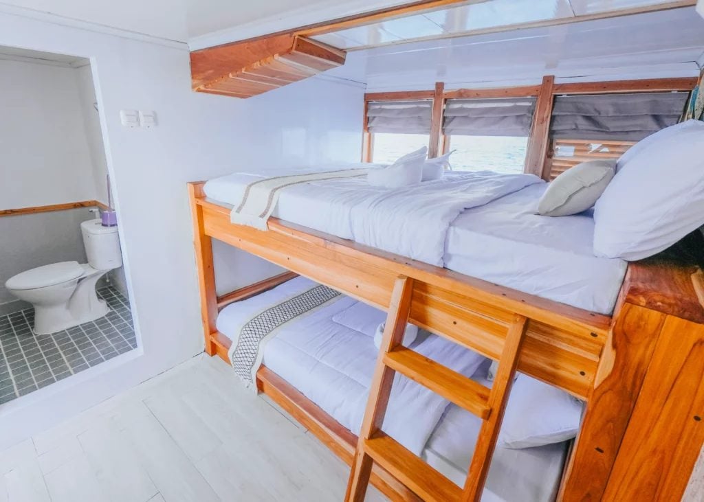 Sharing Cabin Main Deck cabin aboard Bombana 2 liveaboard