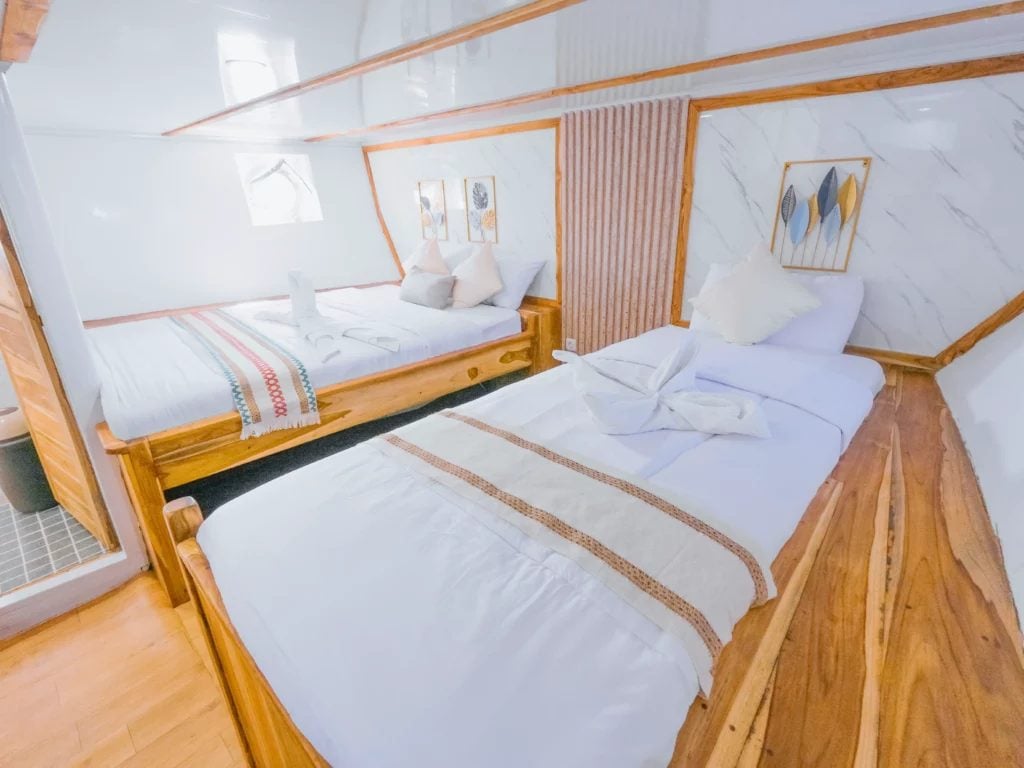Sharing Cabin Lower Deck cabin aboard Bombana 2 liveaboard