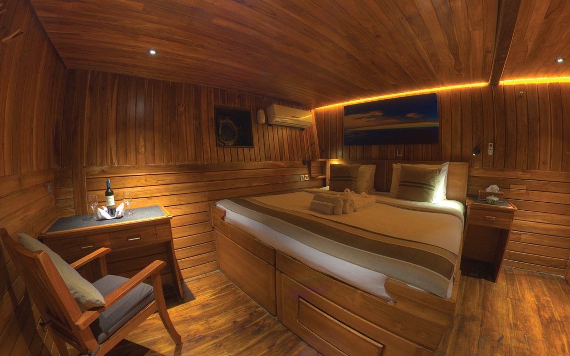 Standard Cabin – Double or Twin (Lower Deck) cabin aboard Damai I liveaboard