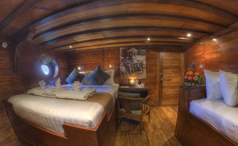 Double Bed Cabin (Cabins 1–4) cabin aboard Damai II liveaboard