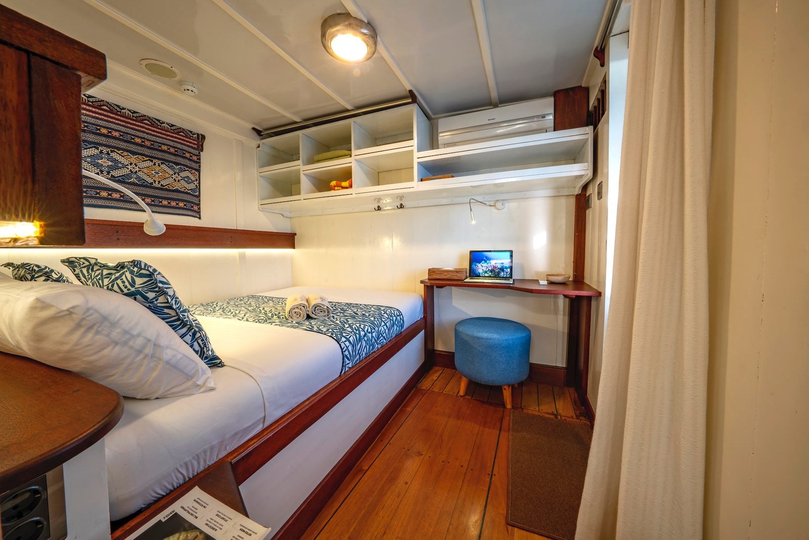 Sea View Double Upper Deck cabin aboard MV Ambai liveaboard