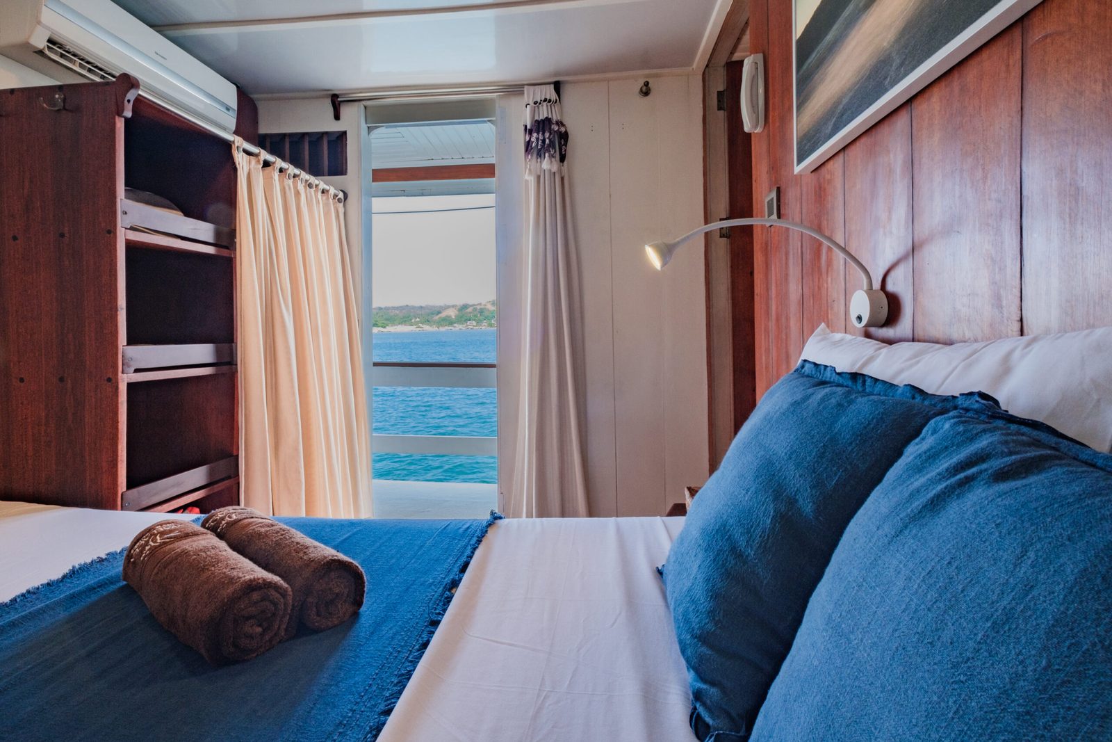 Sea View Double Upper Deck cabin aboard MV Ambai liveaboard