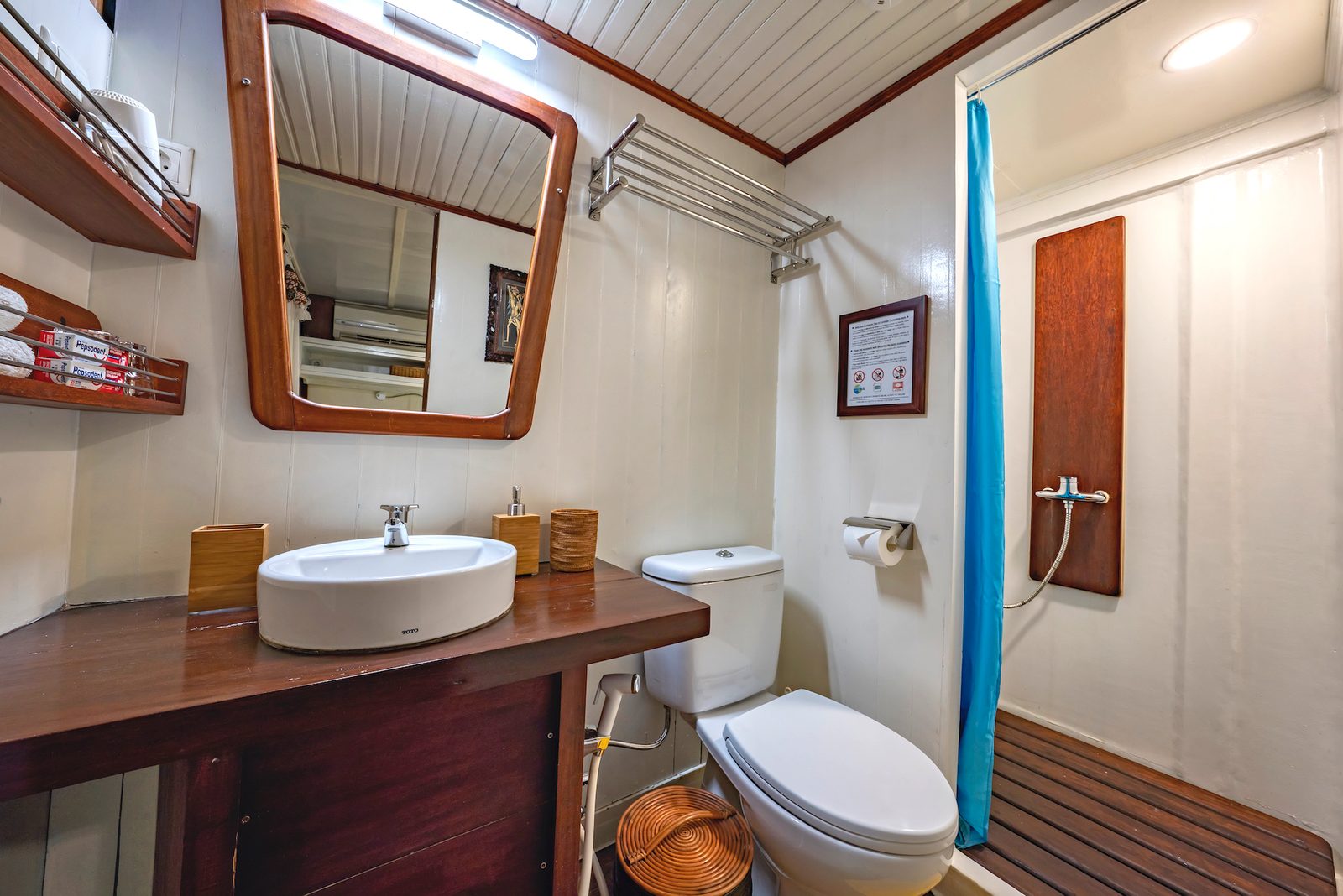 Sea View Double Upper Deck cabin aboard MV Ambai liveaboard