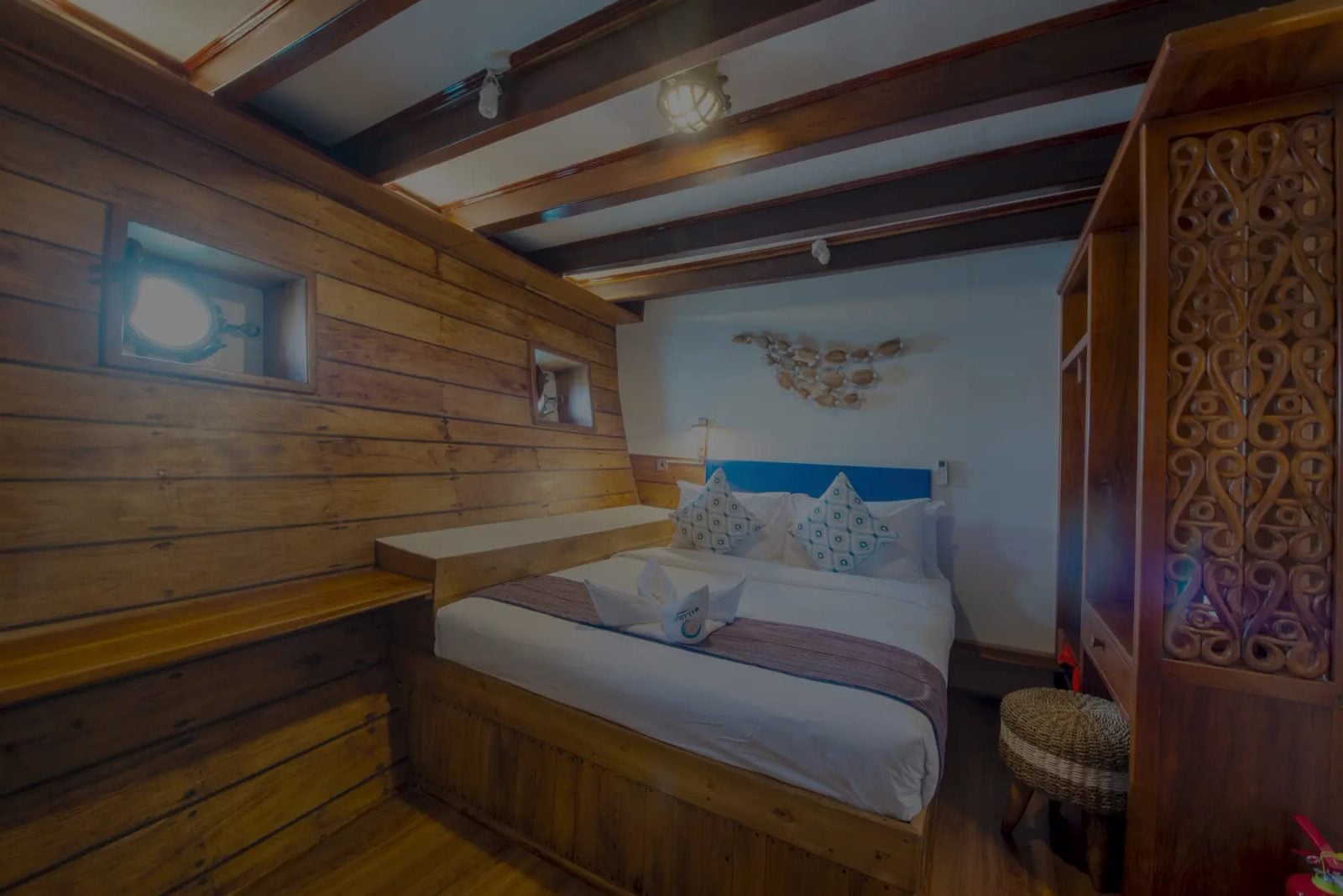 Double Cabin (Lower Deck) cabin aboard Lotus Malaillo liveaboard