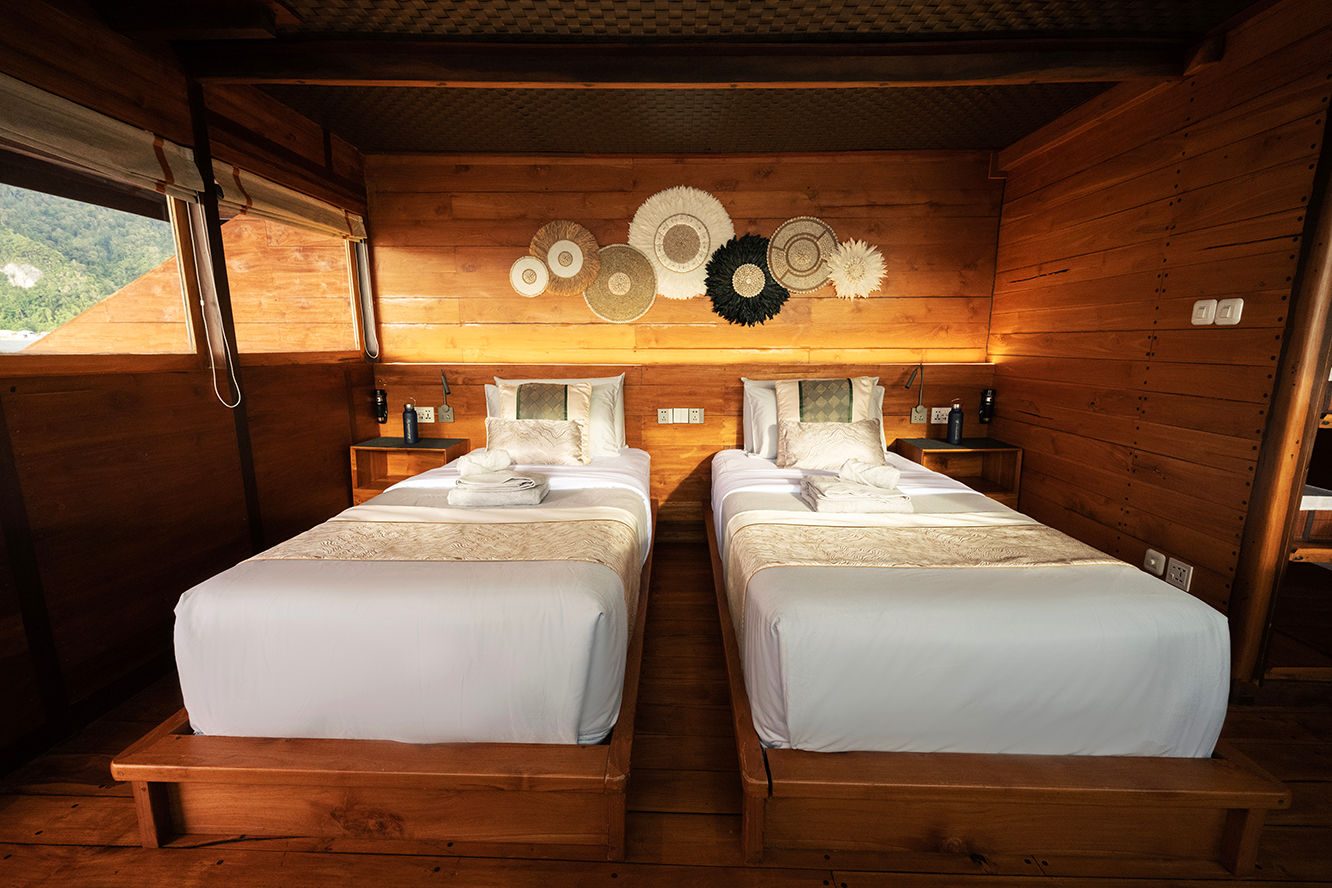 Deluxe Sea View cabin aboard Neptune One liveaboard